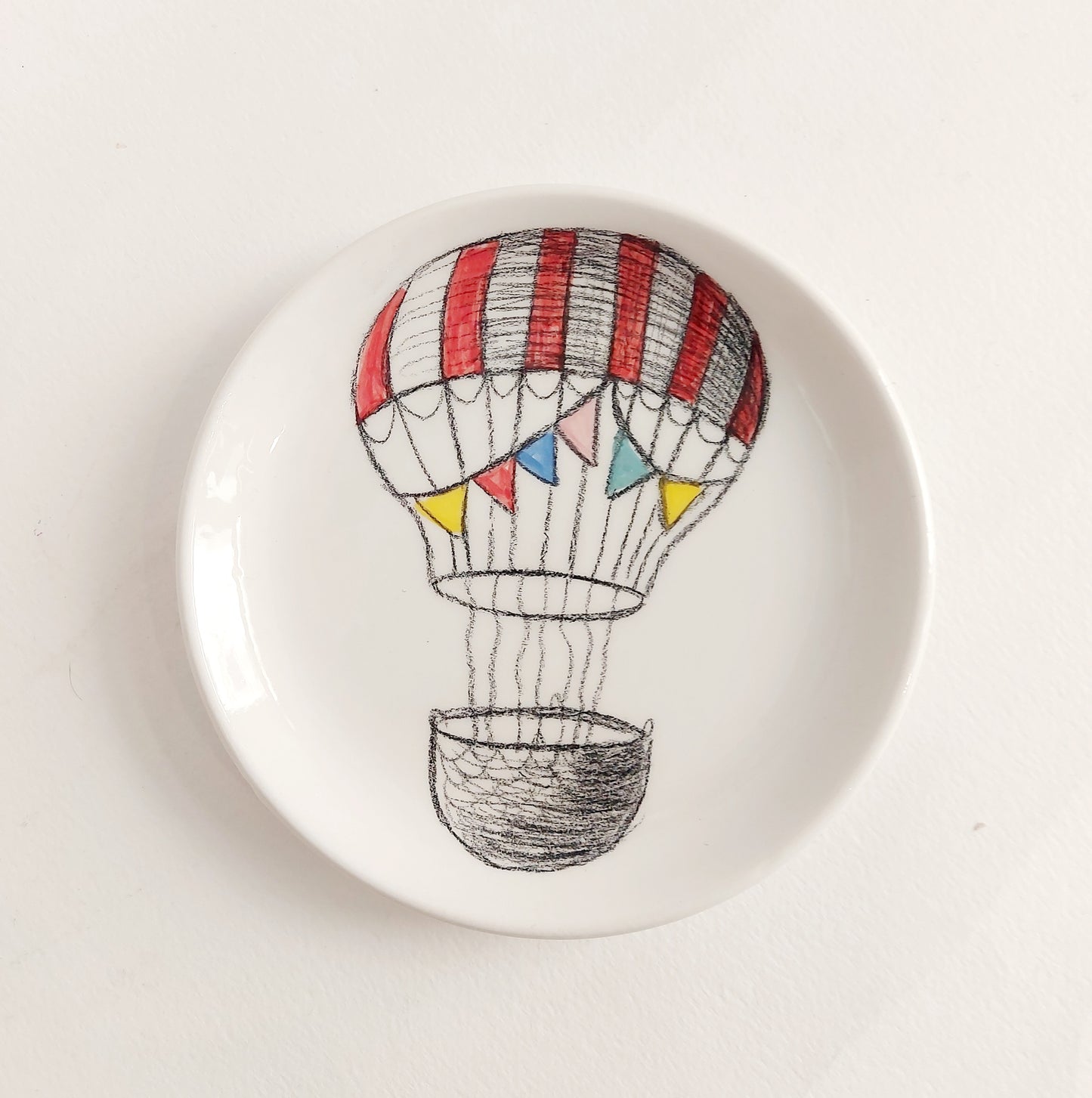 PIATTINO MONGOLFIERA diametro 15 cm